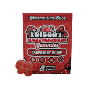 RASPBERRY WHIRL DISCO MAGIC MUSHROOM GUMMIES